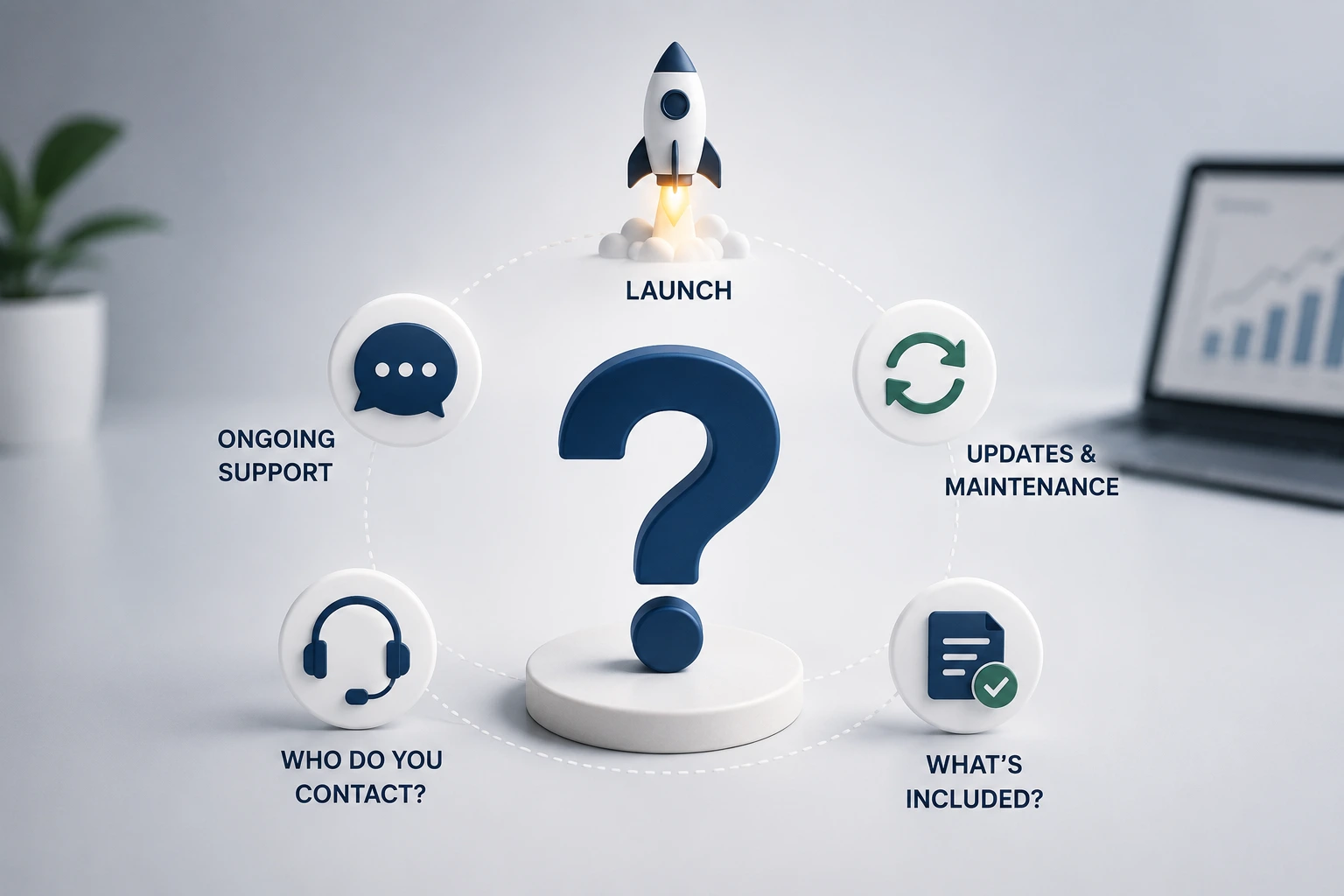 Website support and post-launch communication